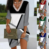 Fashion 3D Geometrical Women Print Dress