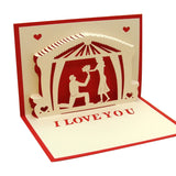 Love Postcard 3D Pop UP Greeting Cards