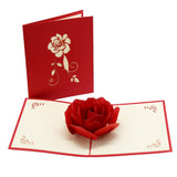 Love Postcard 3D Pop UP Greeting Cards