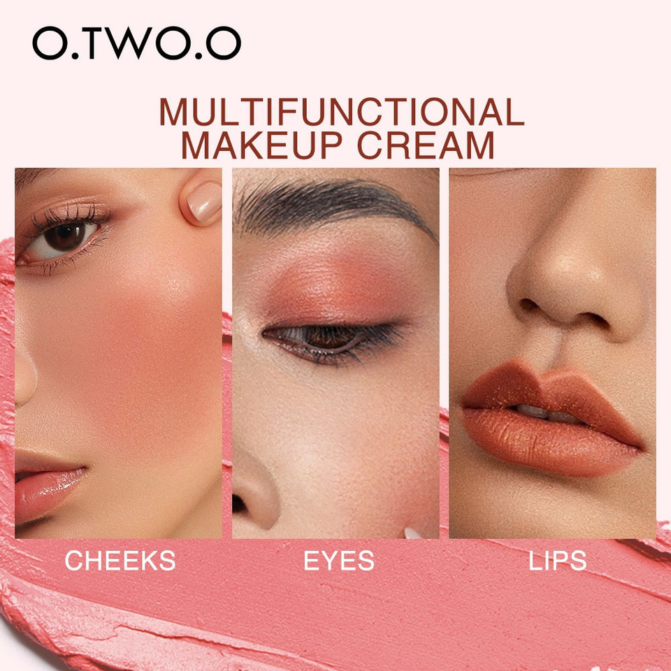 Multifunctional Makeup Palette 3 IN 1 Lipstick Blush For Face Eyeshadow