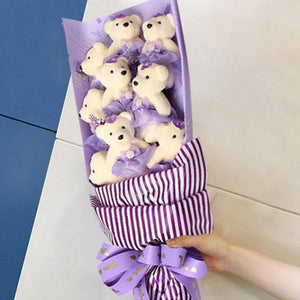 Valentine Day Teddy Bear Bouquets Graduation Birthday Wedding Gifts Party Decor