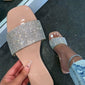 Sandals Rhinestone Flat Sandals Ladies Slippers