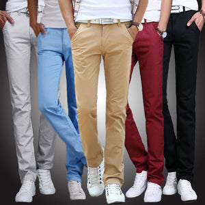 Men slim straight casual pants summer /autumn new fashion